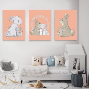 Set Tablouri Copii - Bunny Family - Img 3