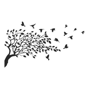 Sticker Bird Tree Branch - Img 3