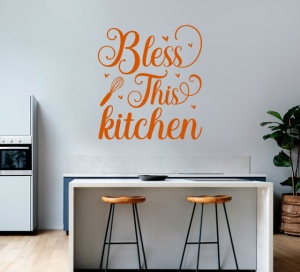 Sticker Bucatarie - Bless this kitchen