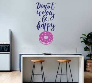 Sticker Bucatarie - Donnut worry