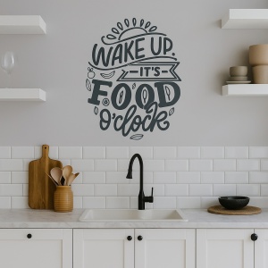 Sticker Bucatarie - It's food o'clock