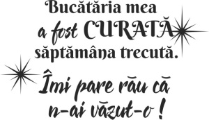 Sticker De Perete Bucatarie Curata - Img 3