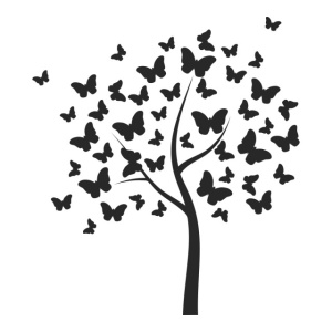 Sticker De Perete Butterfly Tree - Img 4