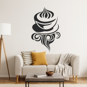 Sticker De Perete Cafea Cu Frisca