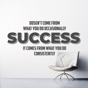 Sticker De Perete Cu Mesaj - Success Is What You Do - Img 3