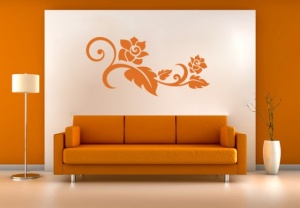 Sticker De Perete Floare Orizontala