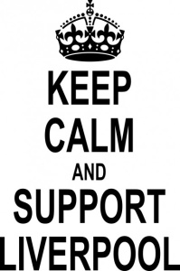 Sticker De Perete Keep Calm And Support Liverpool