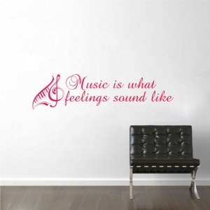Sticker De Perete Music Is What Feelings Sound Like - Img 4