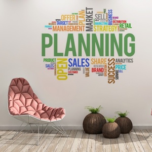 Sticker De Perete Planning Colorat 2