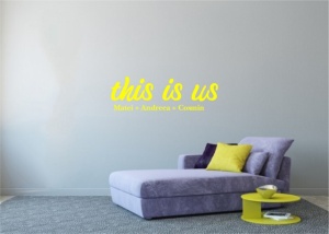 Sticker De Perete This Is Us - Cu Nume - Img 4