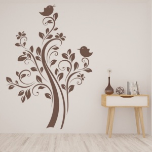 Sticker De Perete Tree Birds