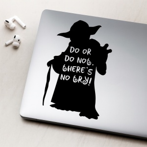 Sticker Pentru Laptop - Yoda