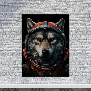 Tablou Animale Fantastice - Astro Wolf - Img 3
