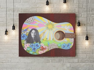 Tablou Canvas Artistic Guitar