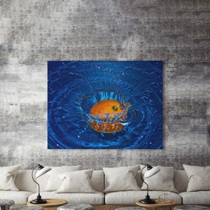 Tablou Canvas Blue Splash - Img 4