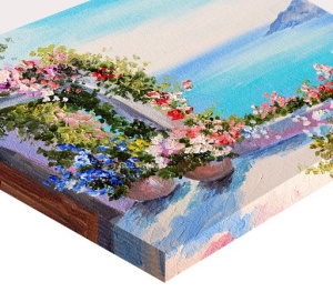 Tablou Canvas Efect Pictura - Terasa Cu Muscate - Img 3