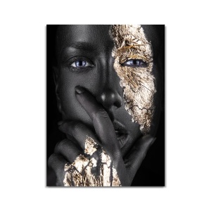 Tablou Canvas Golden Patches 2 - Img 3