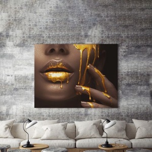 Tablou Canvas Golden Temptation 3 - Img 4
