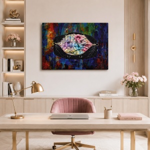Tablou Canvas Inspirațional - Money Bag (Painting Effect)