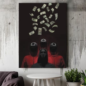 Tablou Canvas Inspirațional - Squid Game Money