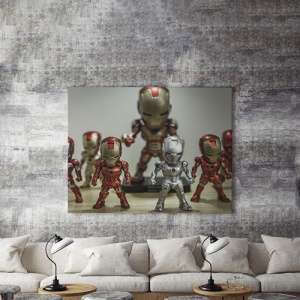 Tablou Canvas Iron Men Army - Img 3