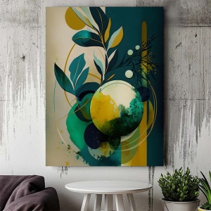 Tablou Canvas Modern Abstract - Abstract lemon tree - Img 3