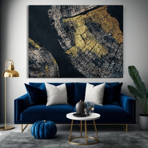 Tablou Canvas Modern Abstract - Abstract tree section - Img 2