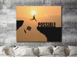 Tablou Canvas Motivational - Impossible - Img 5