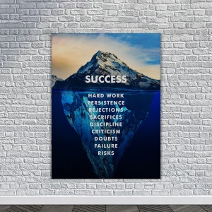 Tablou Canvas Motivational - Success in depth (Iceberg) - Img 3