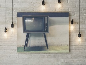 Tablou Canvas Old Tv Set - Img 2
