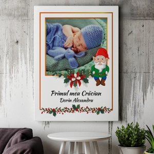 Tablou Canvas Personalizat - Primul meu Craciun (piticut) - Img 2