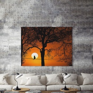 Tablou Canvas Pisica Si Luna - Img 3