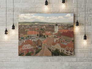 Tablou Canvas Sibiu Vazut De Sus - Img 2