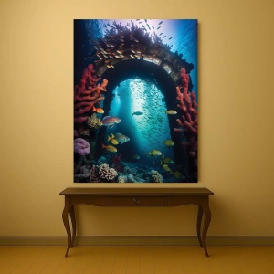 Tablou Canvas Subacvatic portal - Img 3