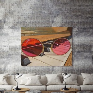Tablou Canvas Through Pink Lenses - Img 3