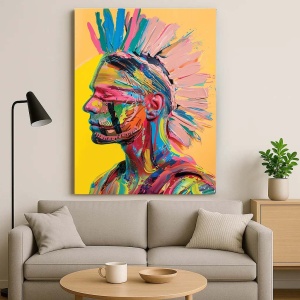 Tablou Canvas - Urban Art Indian - Img 7