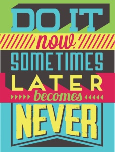 Tablou Motivational - Do It Now Not Later - Img 3