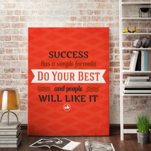 Tablou Motivational - Do Your Best And People Will Like It - Img 2