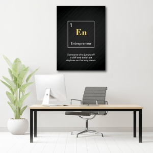 Tablou Motivational - Entrepreneur (element)