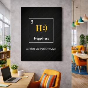 Tablou Motivational - Happiness (element)