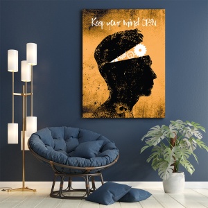 Tablou Motivational - Keep your mind open - Img 5