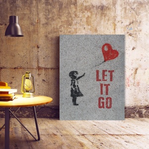 Tablou Motivational - Let It Go (Banksy) - Img 2