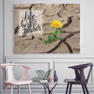 Tablou Motivational - Life Is The Best Teacher - Img 2