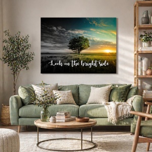 Tablou Motivational - Look On The Bright Side