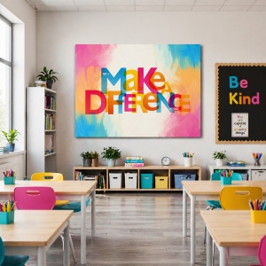 Tablou Motivational - Make A Difference