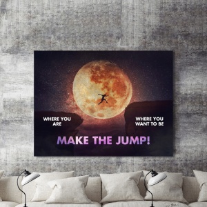 Tablou Motivational - Make A Jump - Img 3