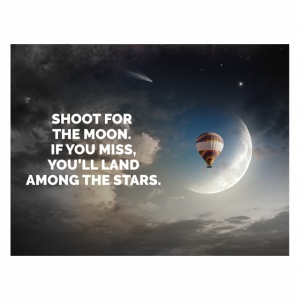 Tablou Motivational - Shoot For The Moon - Img 4