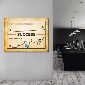 Tablou Motivational - Success - what it really looks like - Img 3