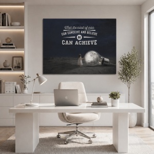 Tablou Motivational - What Mind Can Achieve