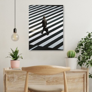 Tablou Office - Alone On The Crosswalk